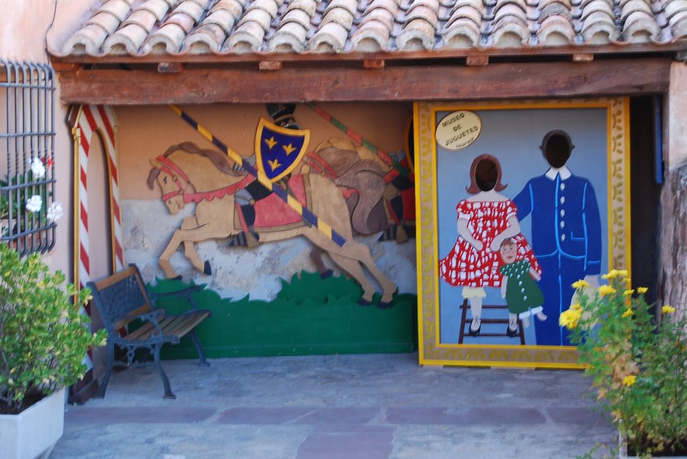 entrada del Museo de juguetes de Albarracín